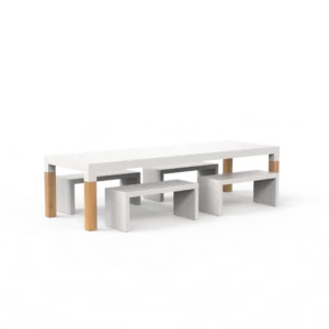 Stół BORRA ALUMINIUM 2600x1000x750