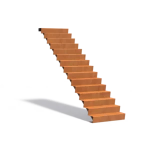 Schody CORTEN 1000x3600x2550