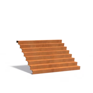 Schody CORTEN 2500x1920x1360