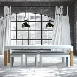 Stół BORRA ALUMINIUM 2600x1000x750 - obrazek 4