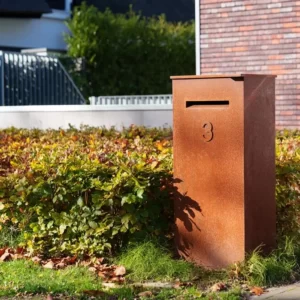 Skrzynka na paczki CASE CORTEN 500x400x1200 - obrazek 4