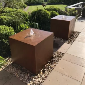 Blok wodny CORTEN 700x700x700 - obrazek 3