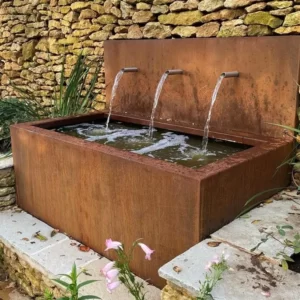 Ściana wodna stała CORTEN ver. C 2500x250x600 - obrazek 3