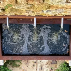 Ściana wodna stała CORTEN ver. C 2500x250x600 - obrazek 2