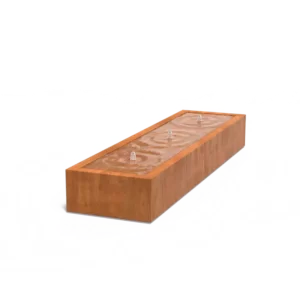 Stół wodny standard CORTEN 3000x800x400
