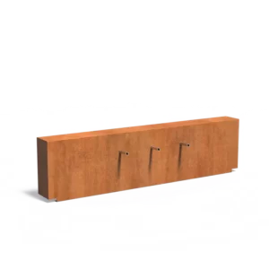 Ściana wodna stała CORTEN ver. C 2500x250x600