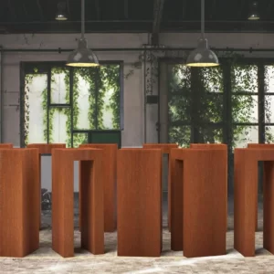 Cokół CORTEN U 400x400x800 - obrazek 5