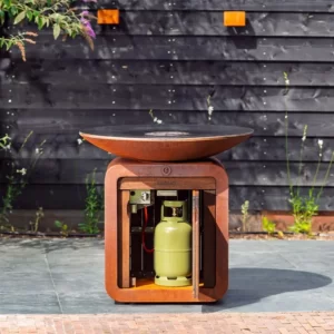 Grill SEARE HALO PIEZO CORTEN 1005x1000 - obrazek 4