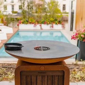 Grill SEARE HALO PIEZO CORTEN 1005x1000 - obrazek 6