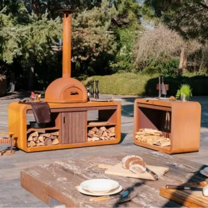 Piekarnik do pizzy STATION DOME CORTEN 1990x835x750 - obrazek 4