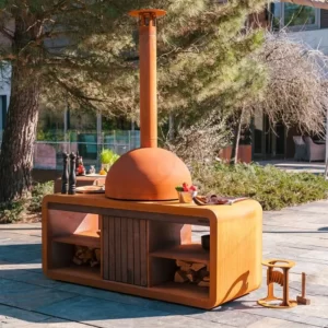 Piekarnik do pizzy STATION DOME CORTEN 1990x835x750 - obrazek 5