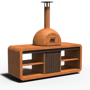 Piekarnik do pizzy STATION DOME CORTEN 1990x835x750 - obrazek 2
