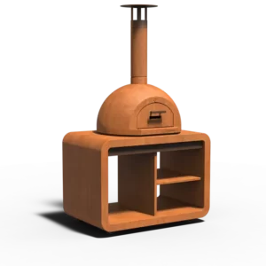 Piekarnik do pizzy STATION DOME CORTEN 1190x835x750 - obrazek 2
