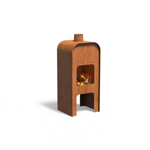 Kominek GAP CORTEN 550x490x1200