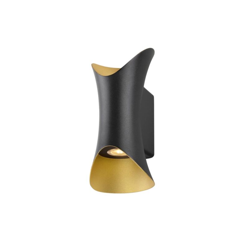 Lampa MODELA czarny-zloty