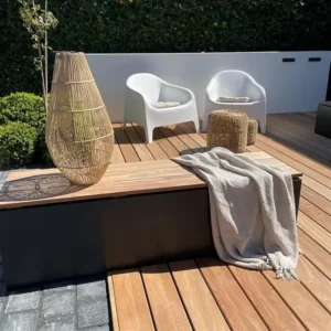 Cokół z siedzeniem CORTEN 1500x400x430 - obrazek 2