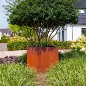 Donica CAREZZ z dnem CORTEN 1000x500x500 - obrazek 5