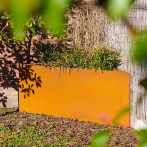 Donica TRIANGLE z dnem CORTEN 600x600x600 - obrazek 3