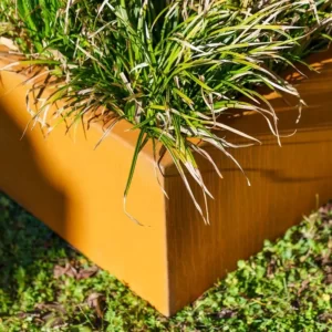 Donica TRIANGLE z dnem CORTEN 600x600x600 - obrazek 4