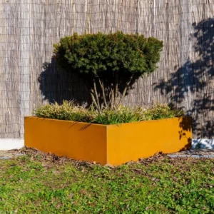 Donica TRIANGLE z dnem CORTEN 600x600x600 - obrazek 5