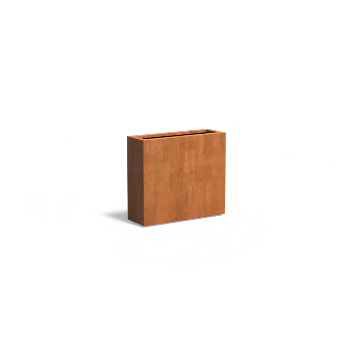 Donica CAREZZ z dnem CORTEN 900x300x800