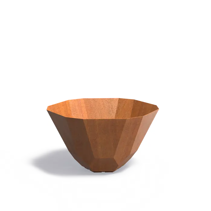 Donica FACET z dnem CORTEN 1000x600