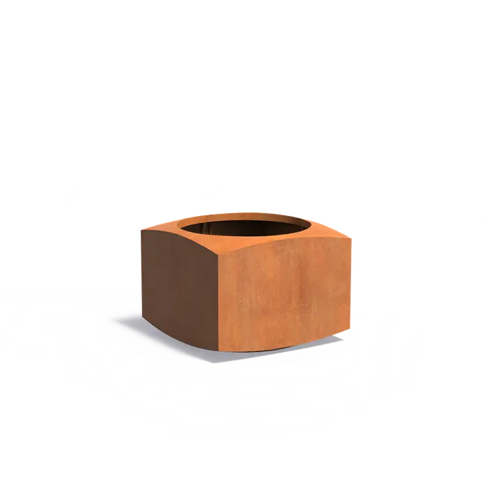 Donica NOOA z dnem CORTEN 800x800x600