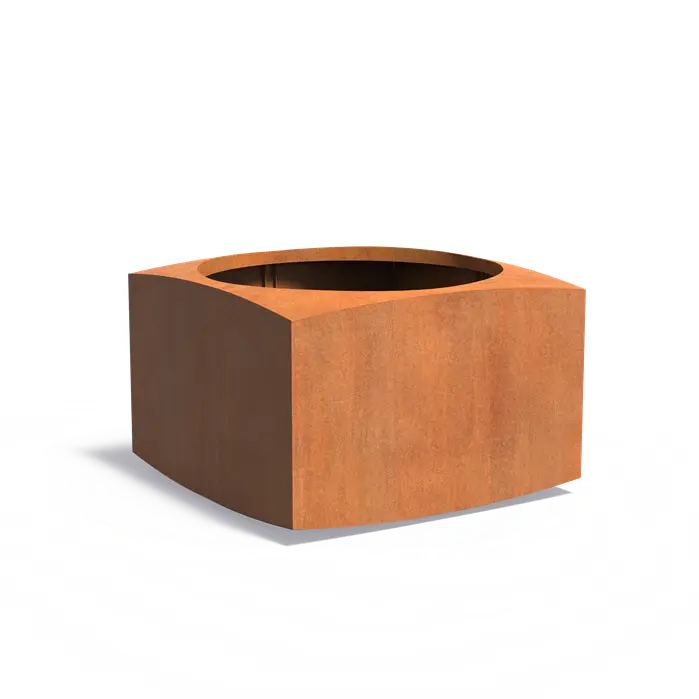 Donica NOOA z dnem CORTEN 1200x1200x800