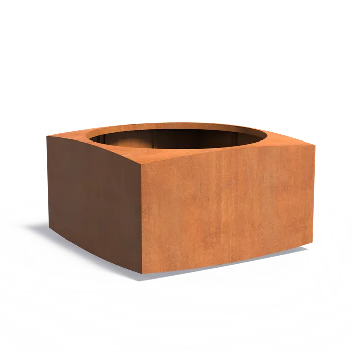 Donica NOOA z dnem CORTEN 1400x1400x800