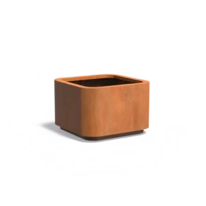 Donica ROHIN z dnem CORTEN 1200x1200x800