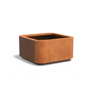 Donica ROHIN z dnem CORTEN 1500x1500x800