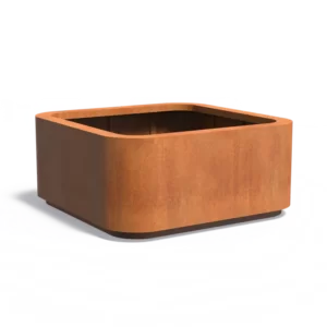 Donica ROHIN z dnem CORTEN 2000x2000x900