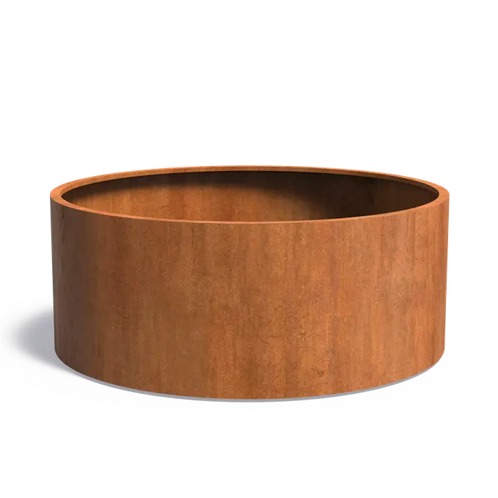Donica CIRCUM z dnem CORTEN 2000x800