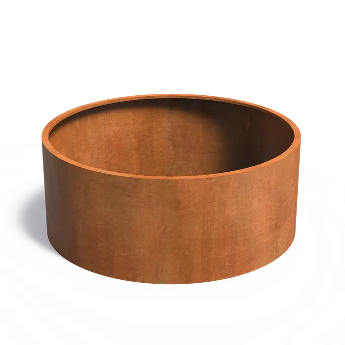 Donica CIRCUM bez dna CORTEN 2000x800