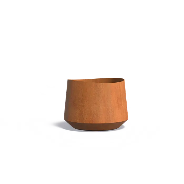Donica VELIS z dnem CORTEN 800x600