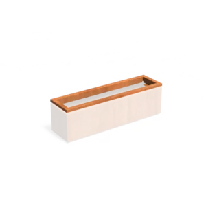 Donica CARREZ in-lite ready CORTEN 1500x400x89