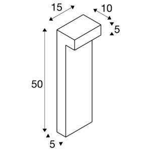 Lampa L-LINE OUT 50 FL Pole - obrazek 2