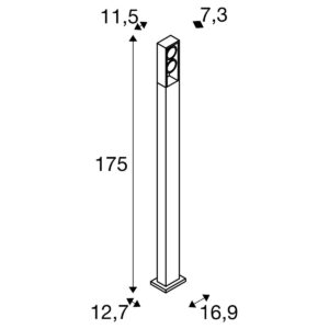 Lampa ESKINA FRAME 175 Pole double - obrazek 4