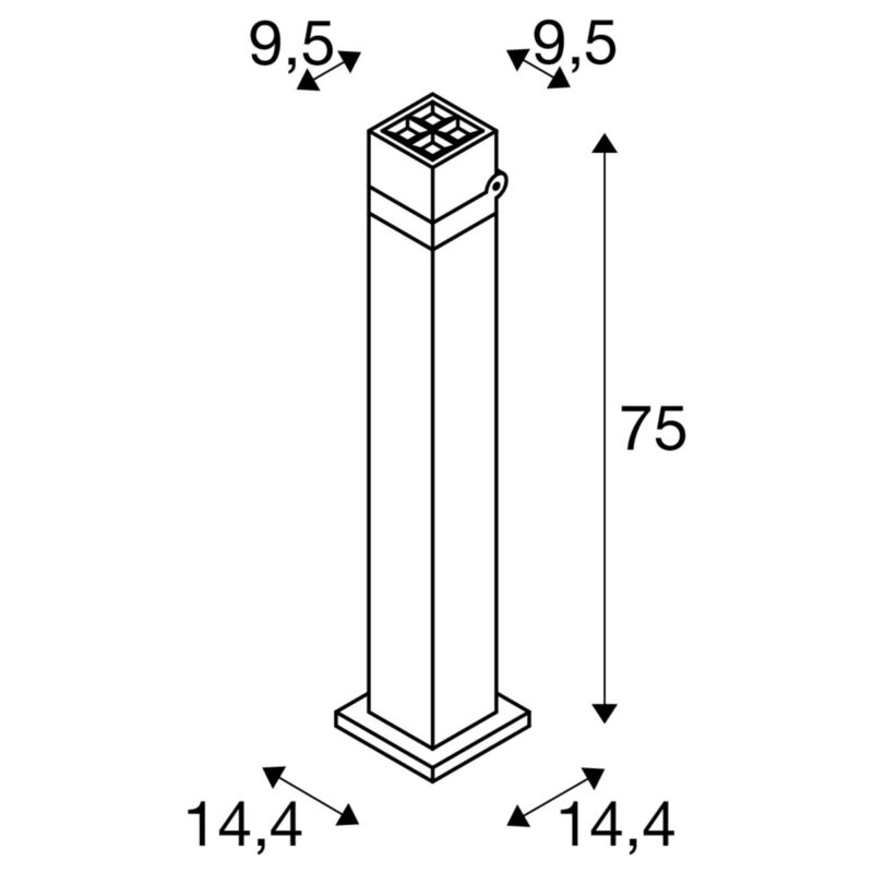Lampa S-CUBE 75 - obrazek 7