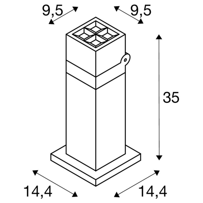 Lampa S-CUBE 35 - obrazek 2