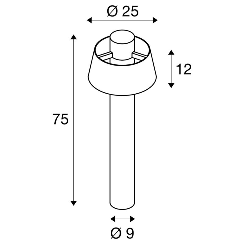 Lampa PHOTONI 75 czarny - obrazek 2
