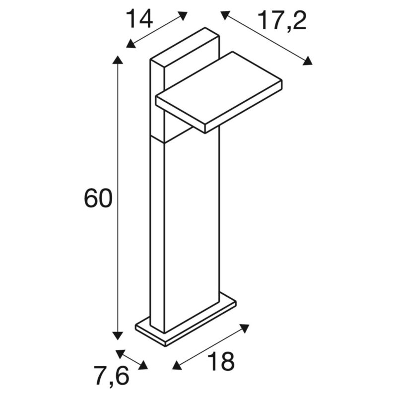 Lampa ABRIDOR POLE 60 Hybrid - obrazek 4