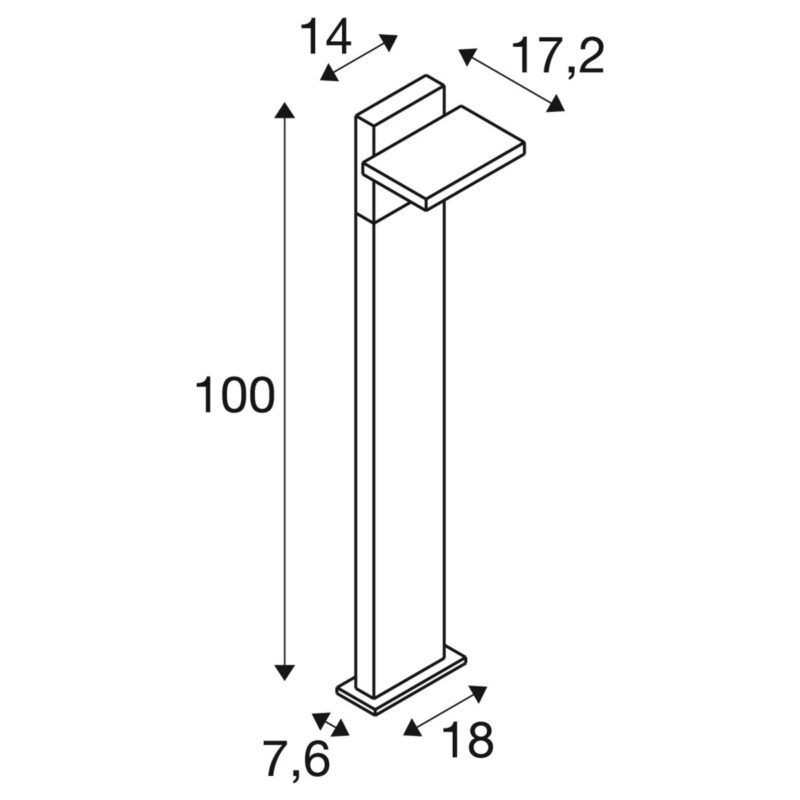 Lampa ABRIDOR POLE 100 Hybrid - obrazek 4