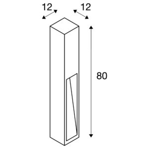 Lampa RUSTY SLOT 80 E27 - obrazek 3