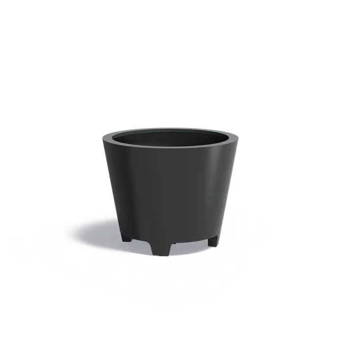 Donica CONIC z nóżkami ALU 1000x800