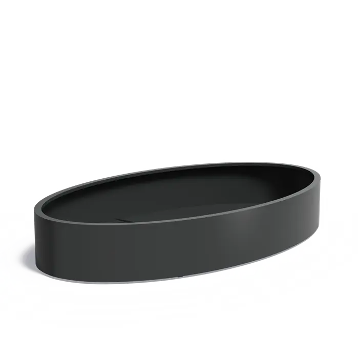Donica ELLIPSE z dnem ALU 2800x1600x400