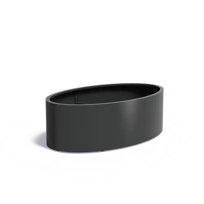 Donica ELLIPSE z dnem ALU 2000x1200x600