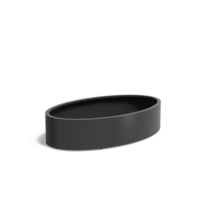 Donica ELLIPSE z dnem ALU 2000x1200x400