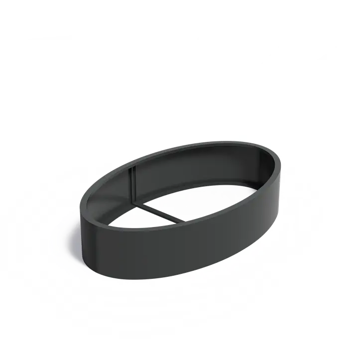 Donica ELLIPSE bez dna ALU 2000x1200x400