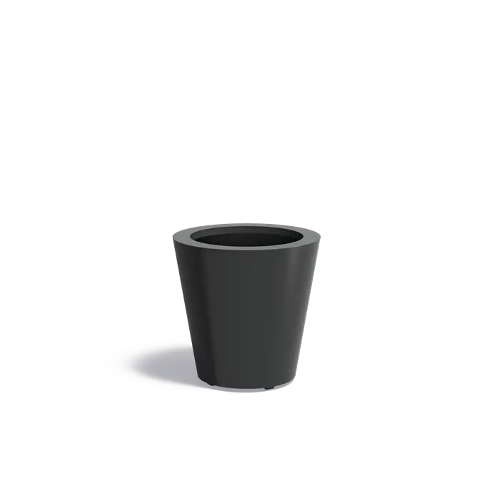 Donica CONIC z dnem ALU 600x600